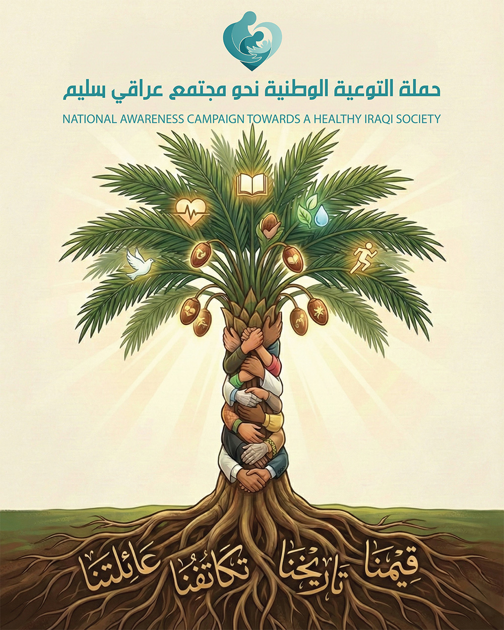 Zeki Yahya - National Awareness Campaign towards a Healthy Iraqi Society - Idea, Design, and Direction by Zeki Yahya
