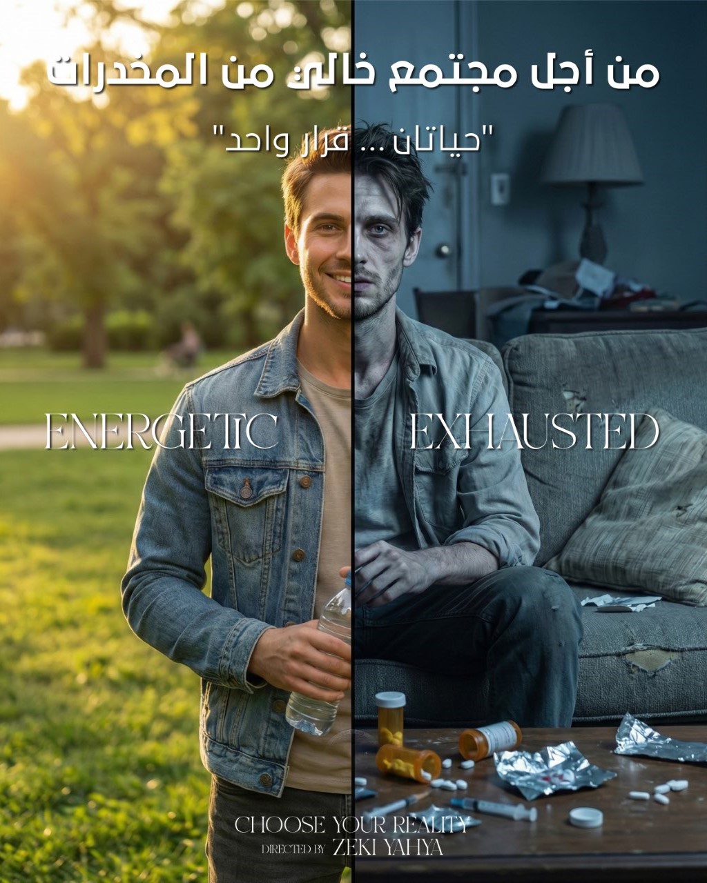 Zeki Yahya - National Awareness Campaign towards a Healthy Iraqi Society - Idea, Design, and Direction by Zeki Yahya